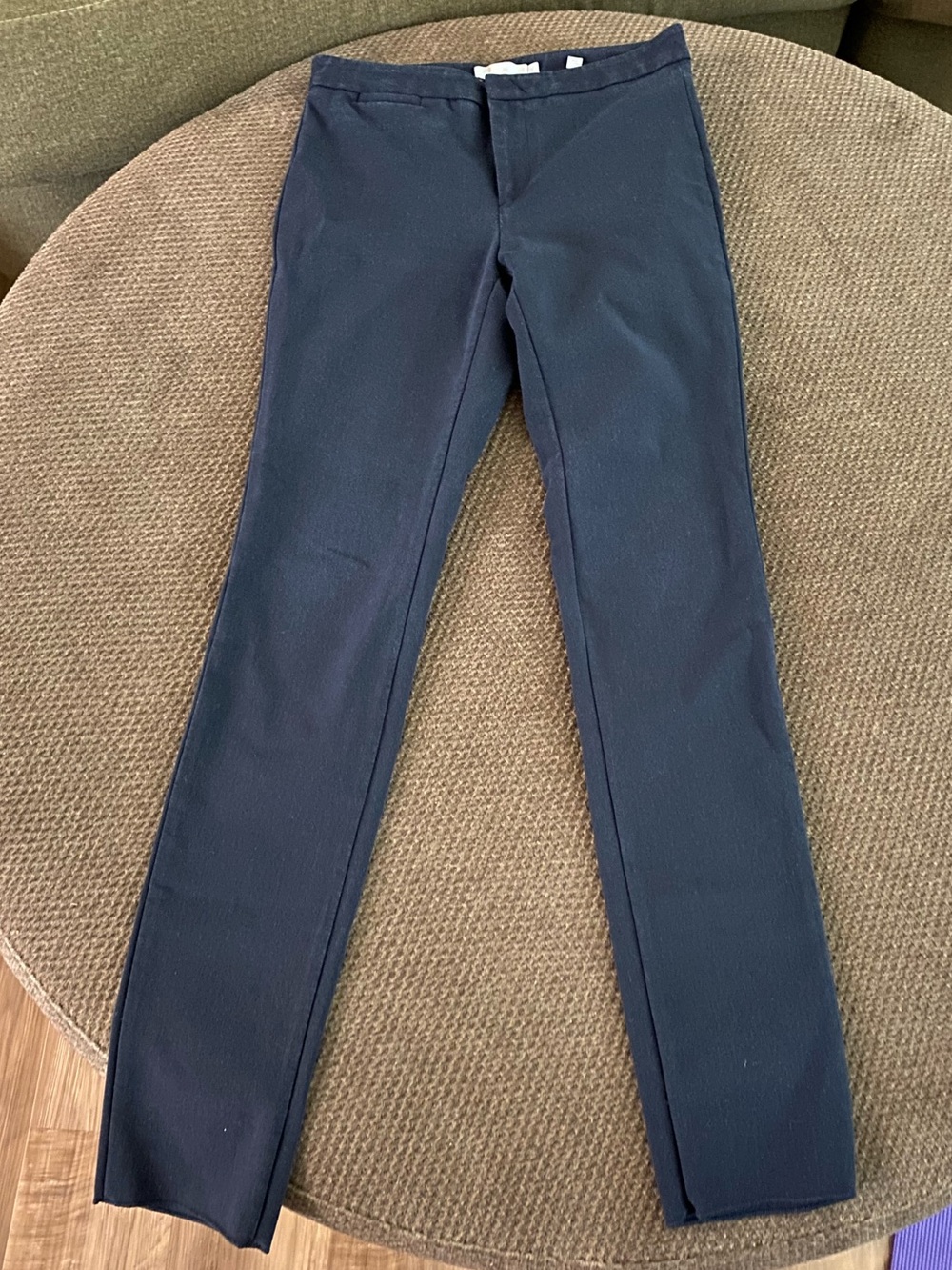 Vince Womens Blue Slim Pants